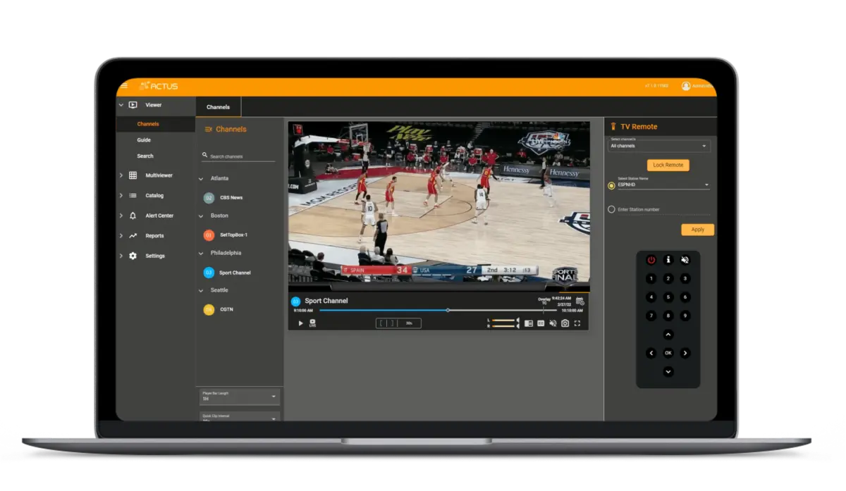 Actus Digital Unveils Actus RVM Remote Video Monitoring for MVPDs at the 2022 NAB Show